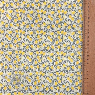 Bomullstyg DOBBY Lemons digital print