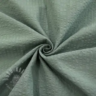 Bomullstyg BUBBLE khaki