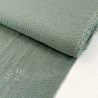 Bomullstyg BUBBLE khaki