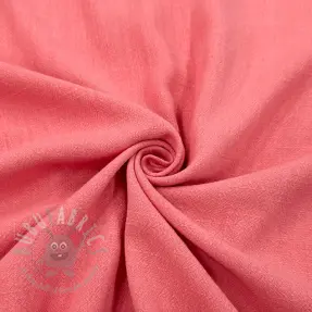 Viskos med lin WASHED coral