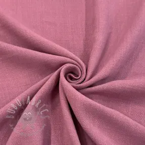 Viskos med lin WASHED old pink
