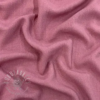 Viskos med lin WASHED old pink