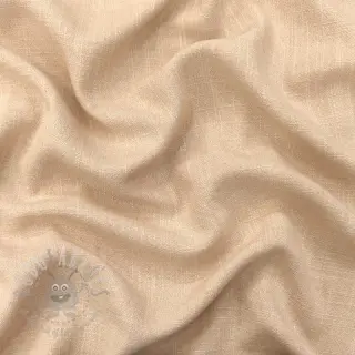 Viskos med lin WASHED beige
