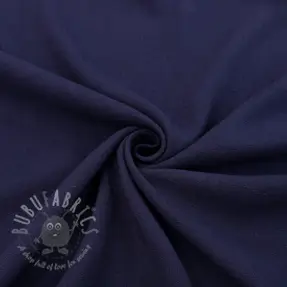 Viskos med lin WASHED navy