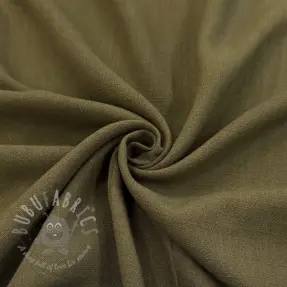 Viskos med lin WASHED olive