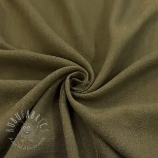 Viskos med lin WASHED olive