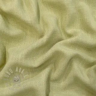 Viskos med lin WASHED light lime