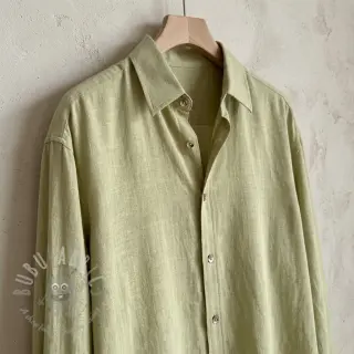 Viskos med lin WASHED light lime