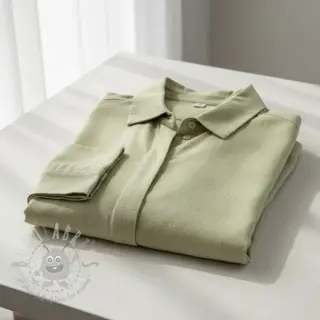 Viskos med lin WASHED light lime