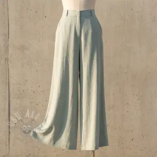 Viskos med lin WASHED mint