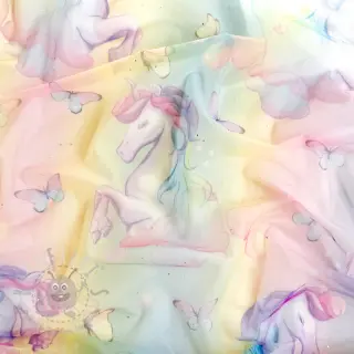 Tyll till TUTU-kjol Glitter unicorn