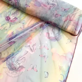 Tyll till TUTU-kjol Glitter unicorn
