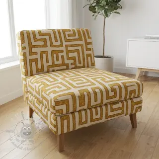 Dekorationstyg RAFFIA ocre