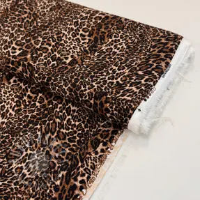 Viskos RADIANCE Skinny brown digital print