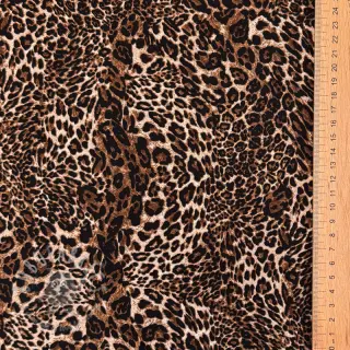 Viskos RADIANCE Skinny brown digital print