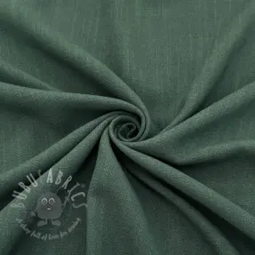 Viskos med lin WASHED dark green