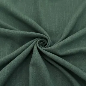 Viskóza s ľanom WASHED dark green