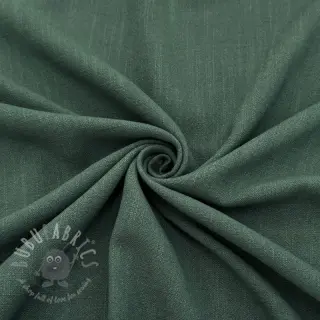 Viskos med lin WASHED dark green