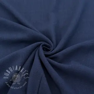 Viskos med lin WASHED marine