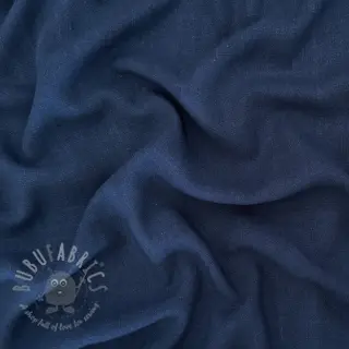 Viskos med lin WASHED marine
