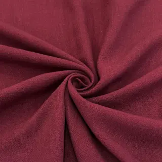 Viskóza s ľanom WASHED wine red