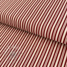 Dekorationstyg Linenlook Classic Stripe Scene