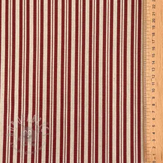 Dekorationstyg Linenlook Classic Stripe Scene