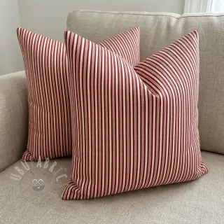 Dekorationstyg Linenlook Classic Stripe Scene
