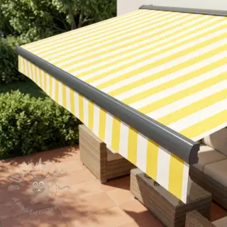 Dekorationstyg OUTDOOR PREMIUM Stripe yellow