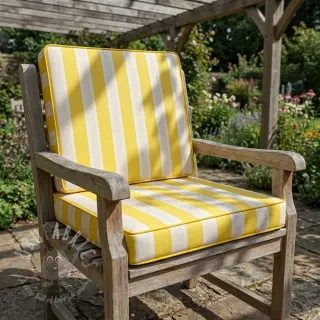 Dekorationstyg OUTDOOR PREMIUM Stripe yellow