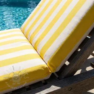 Dekorationstyg OUTDOOR PREMIUM Stripe yellow