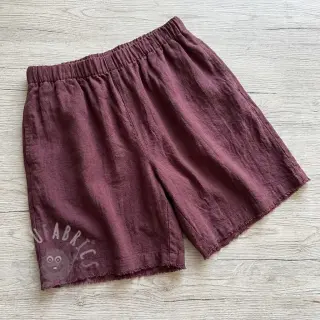 Förtvättat lin STONEWASHED PREMIUM bordeaux