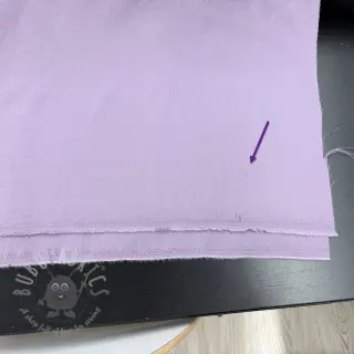 Viskos med lin BUBBLY lavender 2:a sortering