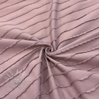 Jersey RUFFLES mauve