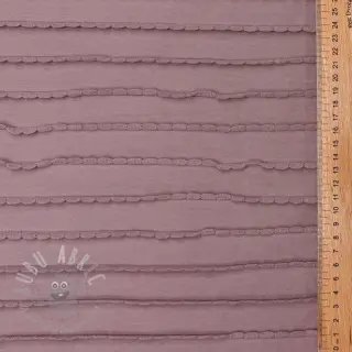 Jersey RUFFLES mauve