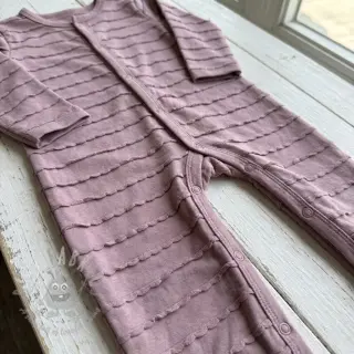 Jersey RUFFLES mauve