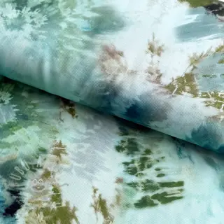 Viskos TWILL Messy TIE DYE design Och