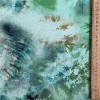 Viskos TWILL Messy TIE DYE design A