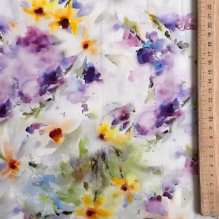 Bomullstyg SATIN STRETCH Corn flowers