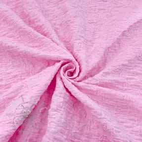 Bomullstyg SMOGGED EMBROIDERY light pink