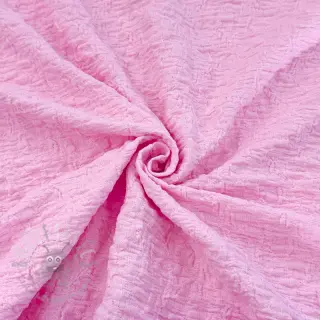 Bomullstyg SMOGGED EMBROIDERY light pink