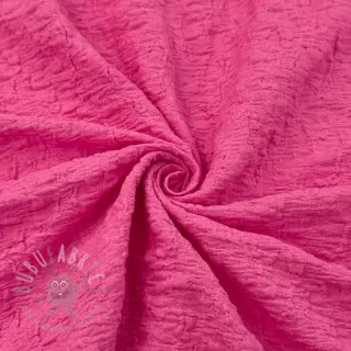 Bomullstyg SMOGGED EMBROIDERY fuchsia