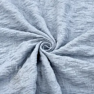 Bomullstyg SMOGGED EMBROIDERY baby blue