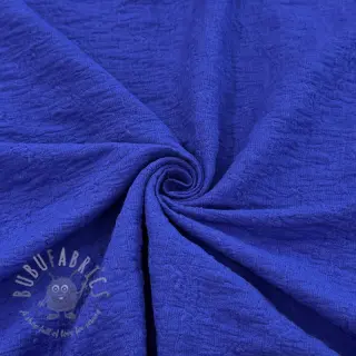 Bomullstyg SMOGGED EMBROIDERY cobalt