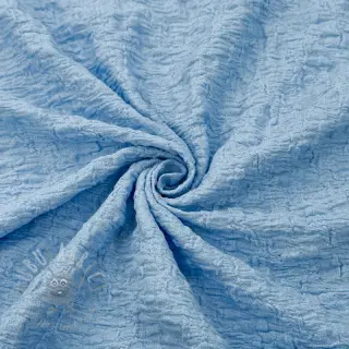 Bomullstyg SMOGGED EMBROIDERY light blue