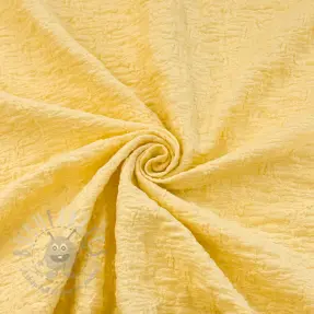 Bomullstyg SMOGGED EMBROIDERY yellow