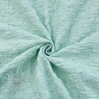 Bomullstyg SMOGGED EMBROIDERY mint