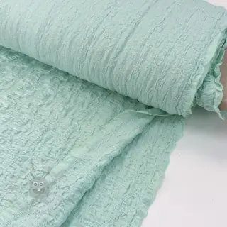 Bomullstyg SMOGGED EMBROIDERY mint