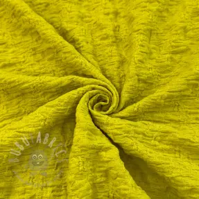 Bomullstyg SMOGGED EMBROIDERY lime