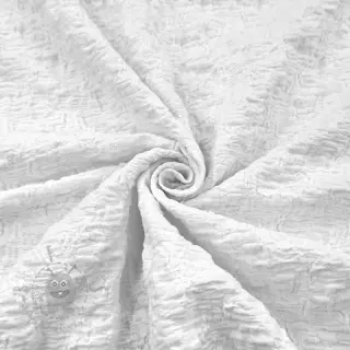 Bomullstyg SMOGGED EMBROIDERY white